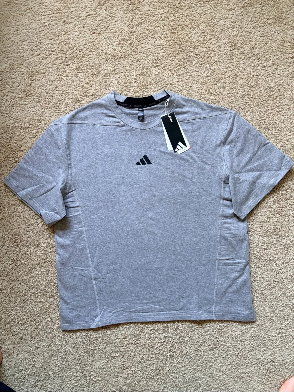 SET/TWO adidas Short Sleeve Training Tees with Logo set of two
